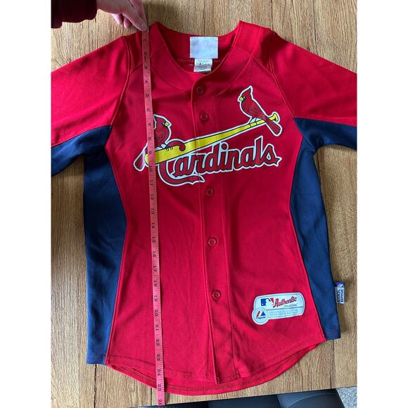 Majestic Vtg St. Louis Cardinals Jersey Women's Size Small - Picture 5 of 6